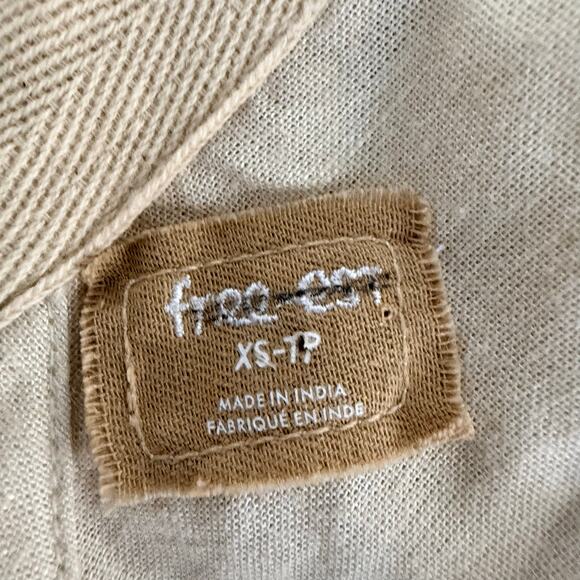 Free People Jayna midi dress halter Free-est Linen blend open back XS - Picture 8 of 11